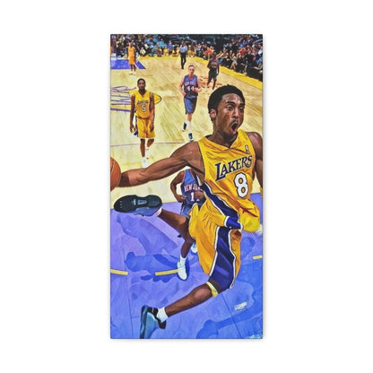 Kobe Dunk Matte Canvas, Stretched, 1.25"